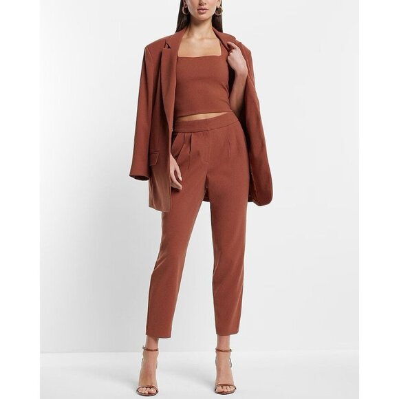 Express Women's Square Neck Cropped Tank Side Zipper Bullion Size XL - NWT $58 - Picture 5 of 16